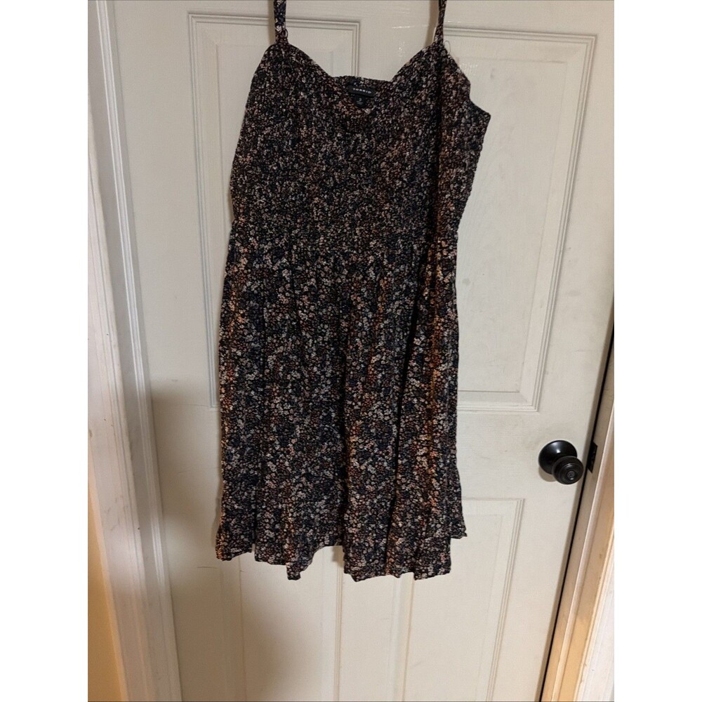 TORRID Dress Womens Size 3x Floral Black  Midi